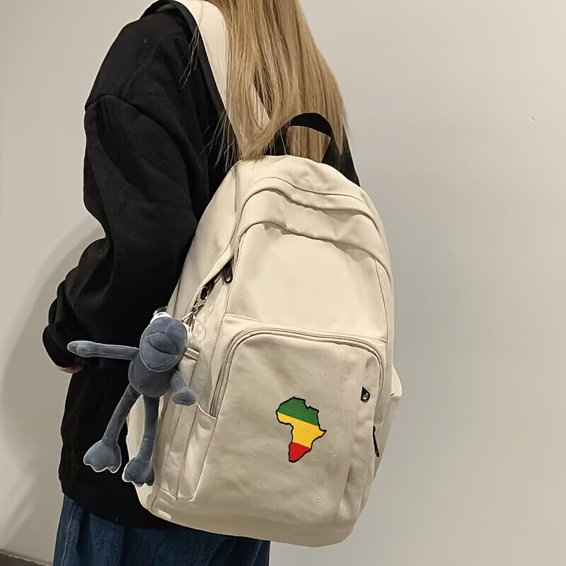 African Map Embroidered Patch