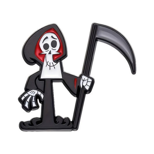 Grim from The Grim Adventures of Billy & Mandy Brooch