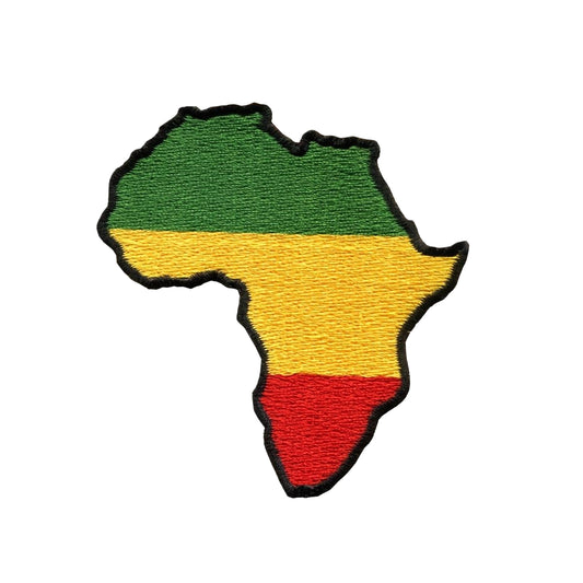 African Map Embroidered Patch